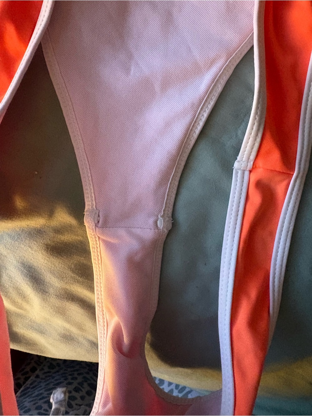 Neon Orange Color Block Bikini Set 🍊🧡 - Picture 3 of 3